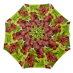 Grape Harvest Nature Figure Rustic Straight Umbrellas by Wegoenart
