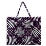 Background Texture Pattern Zipper Large Tote Bag
