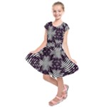 Background Texture Pattern Kids  Short Sleeve Dress