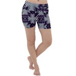 Background Texture Pattern Lightweight Velour Yoga Shorts