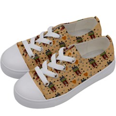 Sankta Lucia With Love And Candles In The Silent Night Kids  Low Top Canvas Sneakers by pepitasart