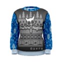 Ugly Christmas Design (blue) Women s Sweatshirt View1