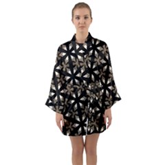 Earth Tone Floral  Long Sleeve Kimono Robe by kenique