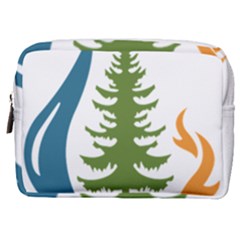 Forest Christmas Tree Spruce Make Up Pouch (medium) by Desi8484