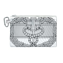 U S  Army Combat Medical Badge Canvas Cosmetic Bag (large) by abbeyz71