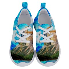 Painting Paintings Mountain Running Shoes by Pakrebo