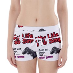 My Life Is Simple Boyleg Bikini Wrap Bottoms by Ergi2000