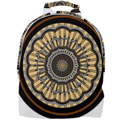Mandala Pattern Round Ethnic Mini Full Print Backpack by Pakrebo