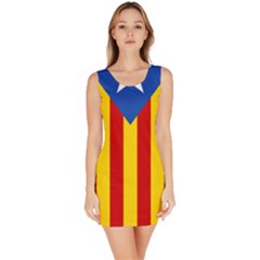 Blue Estelada Catalan Independence Flag Bodycon Dress by abbeyz71