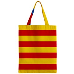 Valencian Nationalist Senyera Zipper Classic Tote Bag by abbeyz71