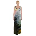 Art Abstract Painting Maxi Thigh Split Dress View2