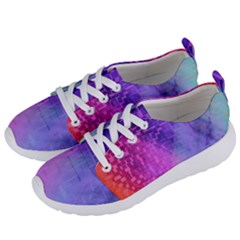 Texture Cell Cubes Blast Color Women s Lightweight Sports Shoes by Pakrebo