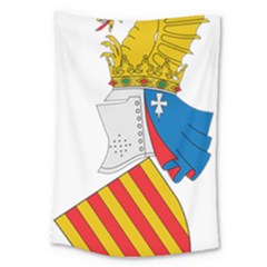 Flag Map Of Valencia Large Tapestry by abbeyz71