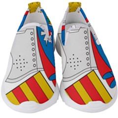Flag Map Of Valencia Kids  Slip On Sneakers by abbeyz71