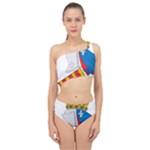 Community of Valencia Coat of Arms Spliced Up Two Piece Swimsuit