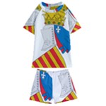 Community of Valencia Coat of Arms Kids  Swim Tee and Shorts Set
