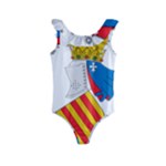 Community of Valencia Coat of Arms Kids  Frill Swimsuit