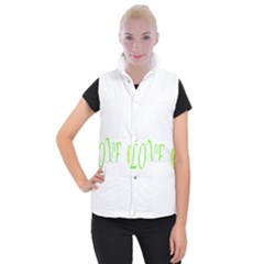 I Lovetennis Women s Button Up Vest by Greencreations