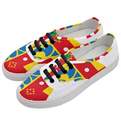 Flag Map Of Valencia Women s Classic Low Top Sneakers by abbeyz71