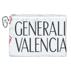 Logo Of Community Of Valencia, 1985-2018 Canvas Cosmetic Bag (xl) by abbeyz71