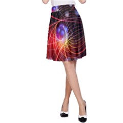 Physics Quantum Physics Particles A-line Skirt by Pakrebo