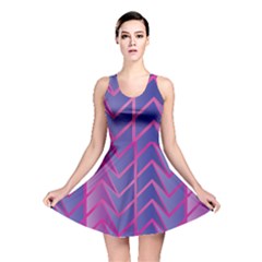 Geometric Background Abstract Reversible Skater Dress