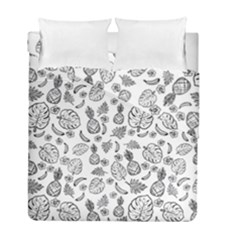 Tropical Pattern Duvet Cover Double Side (full/ Double Size) by Valentinaart