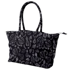 Tropical Pattern Canvas Shoulder Bag by Valentinaart