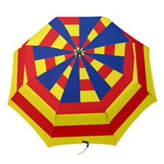 Flag Of Estado Aragonés Folding Umbrellas by abbeyz71