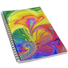 Fractal Bright Exploding Brilliant 5 5  X 8 5  Notebook by Pakrebo