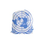 Blue Emblem of United Nations Drawstring Pouch (Medium)