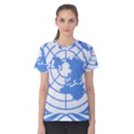 Blue Emblem of United Nations Women s Cotton Tee