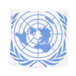 Blue Emblem of United Nations Square Tapestry (Small)