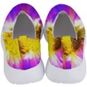 Purple, Pink And White Dahlia With A Bright Yellow Center No Lace Lightweight Shoes View4