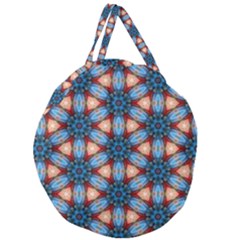 Pattern Tile Background Seamless Giant Round Zipper Tote by Pakrebo