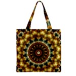 Pattern Abstract Background Art Zipper Grocery Tote Bag