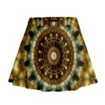 Pattern Abstract Background Art Mini Flare Skirt