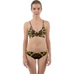 Pattern Abstract Background Art Wrap Around Bikini Set