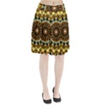 Pattern Abstract Background Art Pleated Skirt