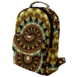 Pattern Abstract Background Art Flap Pocket Backpack (Small)