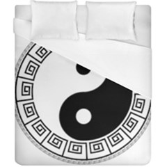 Yin Yang Eastern Asian Philosophy Duvet Cover (california King Size) by Pakrebo