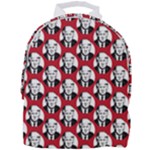 Trump Retro Face Pattern MAGA Red US Patriot Mini Full Print Backpack
