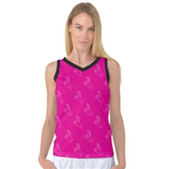 A-ok Perfect Handsign Maga Pro-trump Patriot On Pink Background Women s Basketball Tank Top by snek