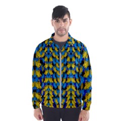 Flowers Coming From Above Ornate Decorative Windbreaker (men) by pepitasart
