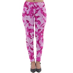 Standard Pink Camouflage Army Military Girl Funny Pattern Lightweight Velour Leggings by snek