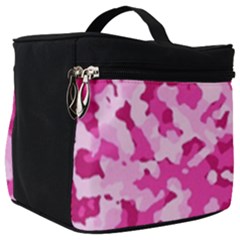 Standard Pink Camouflage Army Military Girl Funny Pattern Make Up Travel Bag (big) by snek