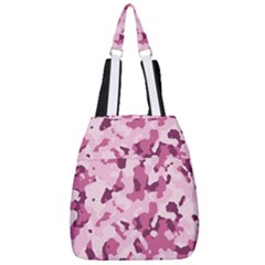Standard Violet Pink Camouflage Army Military Girl Center Zip Backpack by snek