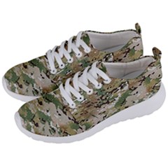 Wood Camouflage Military Army Green Khaki Pattern Men s Lightweight Sports Shoes by snek
