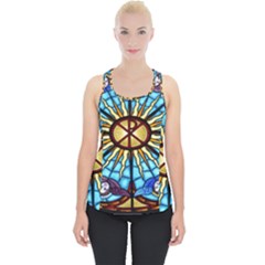 Church Window Stained Glass Church Piece Up Tank Top by Pakrebo