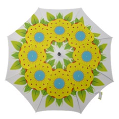 Abstract Flower Hook Handle Umbrellas (large) by Alisyart